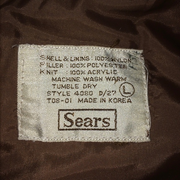 *SOLD* Vintage Puffer Vest Brown Tan Beige Neutral 1970s - Picture 3 of 6